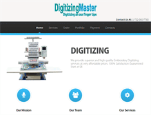 Tablet Screenshot of digitizingmaster.com